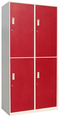 4 أبواب أثاث خط الصلب D450mm خزانة تخزين الملابس