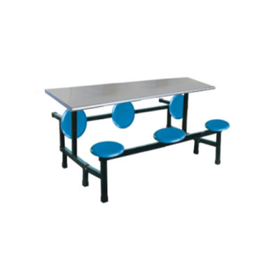 مسند الظهر طاولة المقعد قابلة للطي الفولاذ المقاوم للصدأ أثاث المكاتب مطعم مقصف