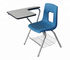 الأزرق الداكن كرسي مكتب المدرسة الثانوية كومبو ، كرسي طاولة الطلاب المضادة للتآكل