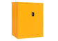 إعداد سريع خزانة معدنية قابلة للقفل ، خزانة معدنية صفراء قصيرة مقاومة للحريق