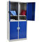 4 أبواب أثاث مكتبي فولاذي H1850 * W900 * D450mm خزانة تخزين ملابس