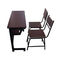 مجموعة كرسي طاولة مدرسية قابلة للطي ، طاولة صفية سطح مكتب خشبية ومجموعة كرسي