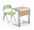 ميزان الفصل قابل للتعديل بمقعد واحد طاولة مكتبية أثاث مدرسي تستخدم مجموعة واحدة عالية الجودة في الفصول الدراسية في المدارس الثانوية