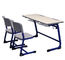 كرسي طالب الفصل الدراسي مع طاولة للكتابة مكتب للطلاب وكراسي لأثاث المدارس في الفصل الدراسي